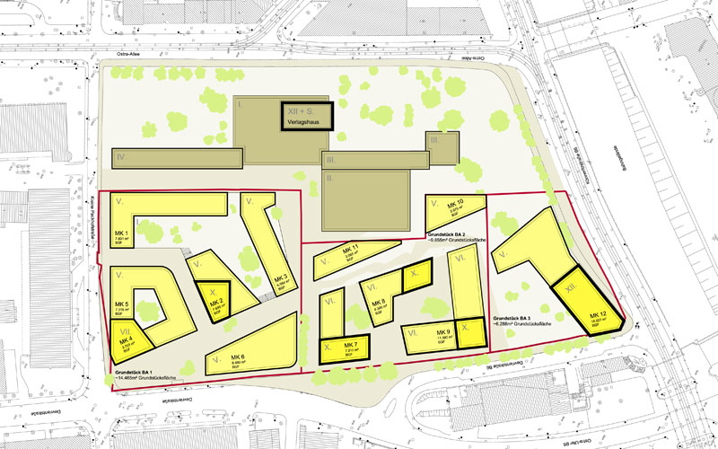 Quartiersentwicklung Ostra-Allee Dresden